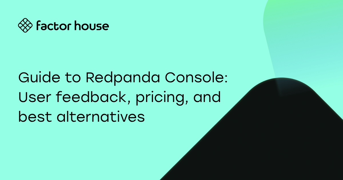 Redpanda Console: Review, pricing, and best alternatives in 2026