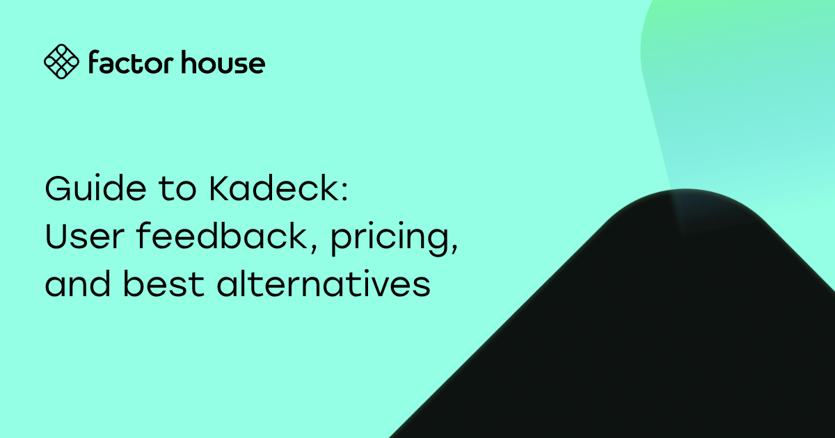 Kadeck: Review, pricing, and best alternatives in 2026