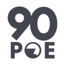 90POE logo