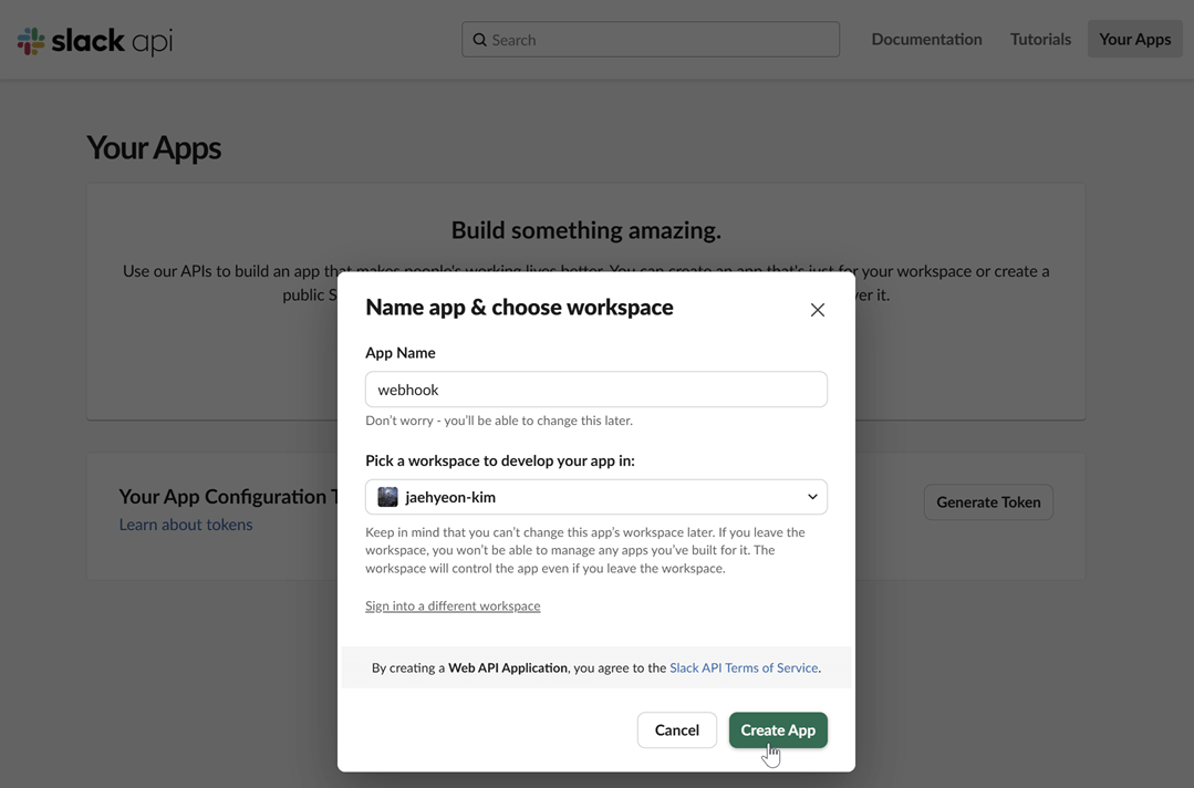 Configure Slack App