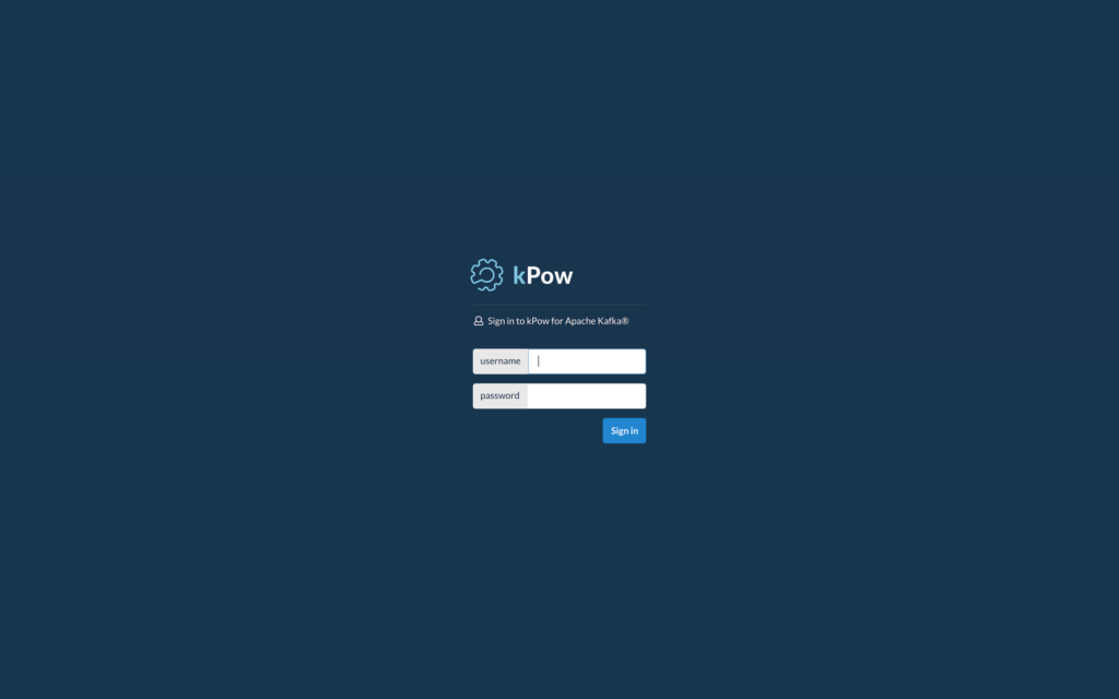 Kpow LDAP Login UI